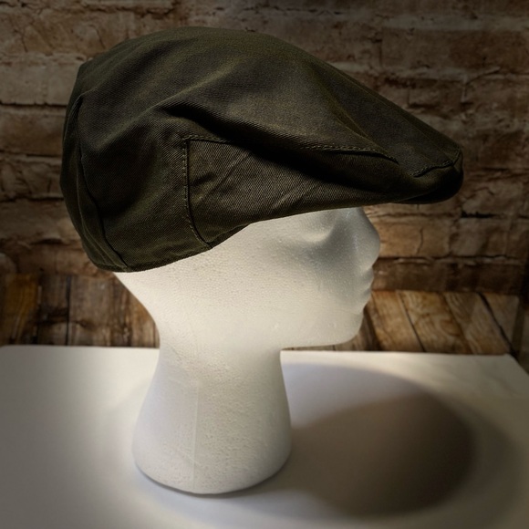 Men’s Classic News Boy Flat Hat -Army Green - Picture 12 of 13